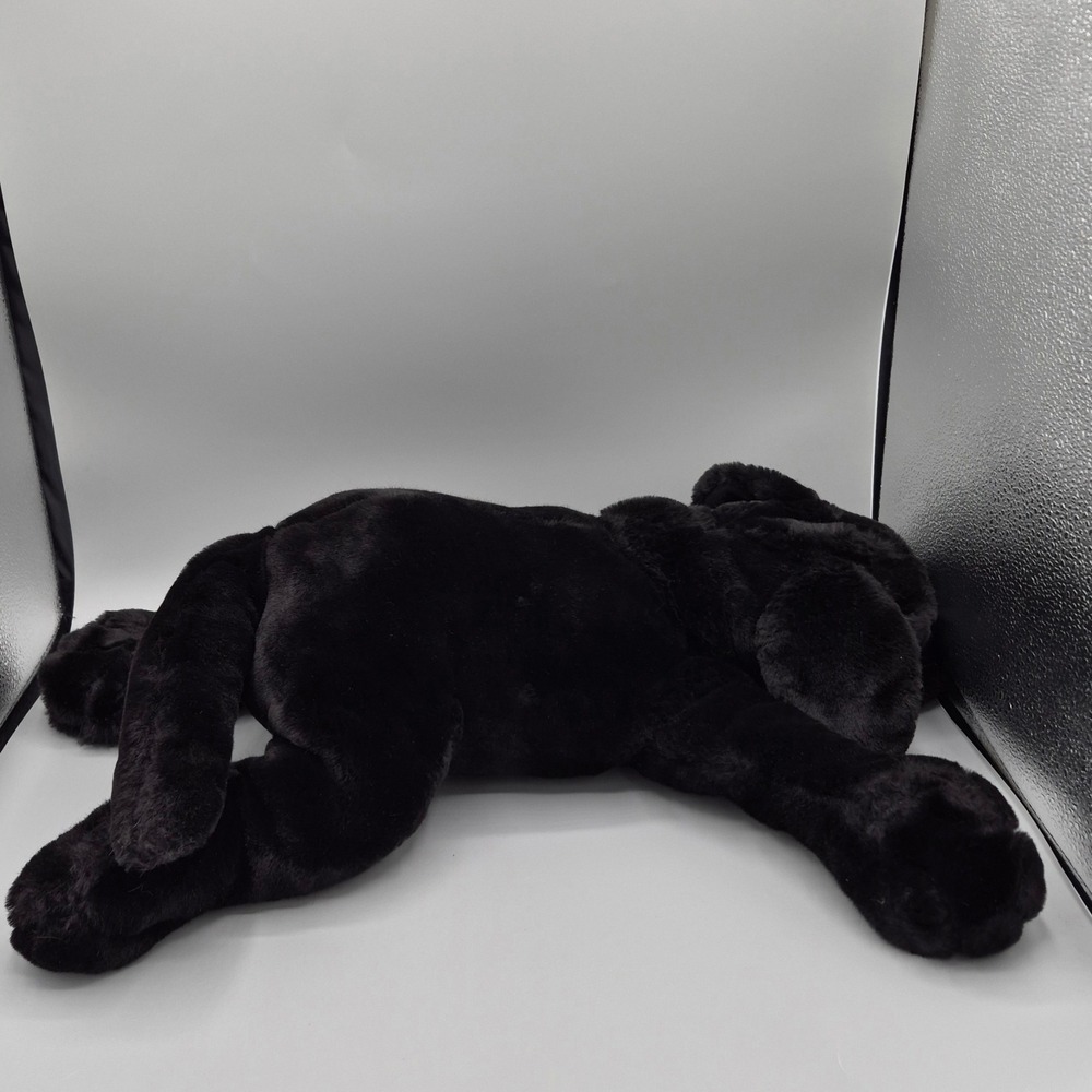 Folkmanis Black Labrador Dog Hand Puppet Plush 15 Inch Realistic Soft Puppy Toy - Picture 2 of 6